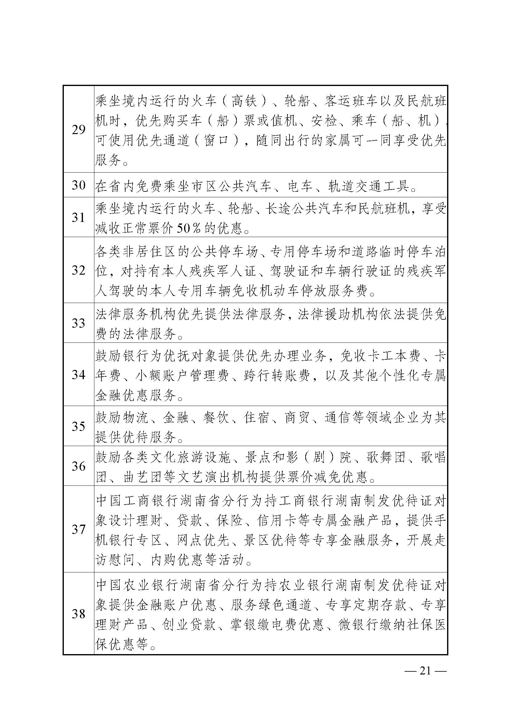 湖南省退役军人事务厅等24部门关于印发《湖南省加强军人军属、退役军人和其他优抚对象优待工作的实施意见》的通知