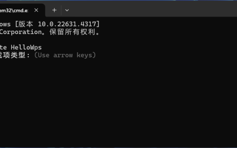 生成首个 WPS 加载项